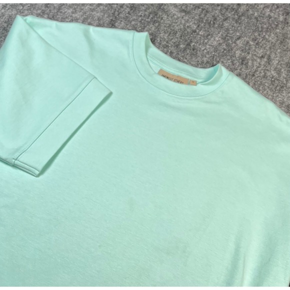 Amongst Others NYC Studio T Shirt Oversized Short Sleeve Tee Mint Green M - Picture 1 of 6